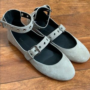 Rebecca minkoff suede flats